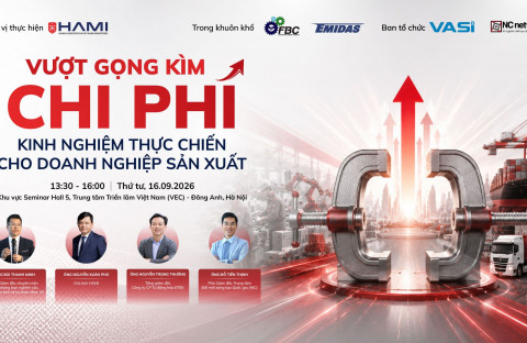 ETEK TRÂN TRỌNG KÍNH MỜI THAM DỰ HỘI THẢO: "VƯỢT GỌNG KÌM CHI PHÍ - KINH NGHIỆM THỰC CHIẾN CHO DOANH NGHIỆP SẢN XUẤT"